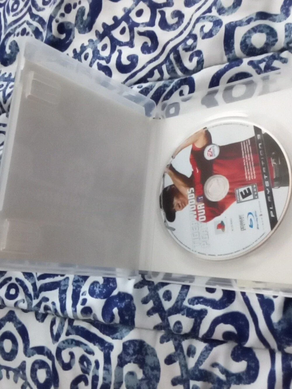 Tiger Woods PGA Tour 08 (PlayStation 3) - Red/White Cover